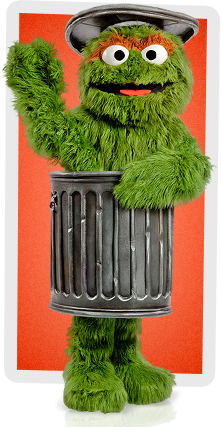 oscar the grouch head