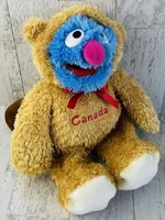 Grover as a beaver