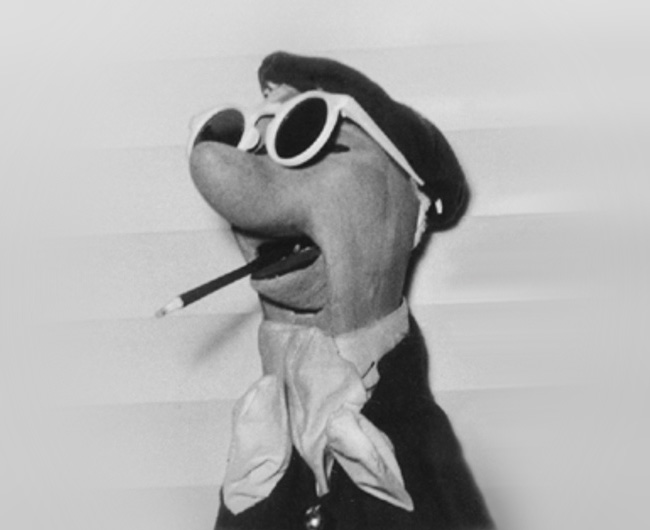 kermit the frog smoking a cigarette