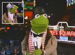 Reporter Kermit Happy New Year America