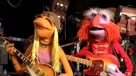 In a replica of his original outfit, recreated for The Muppets