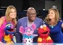 ... with Savannah Guthrie, Al Roker, and Natalie Morales.