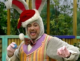 The Easter Bunny in Elmo Saves Christmas; performed by Harvey Fierstein (1996)