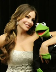With Kermit the Frog at the Latin Grammy Awards