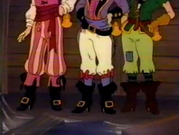 Captain Blackwig, Captain Crochethook, and the Captain of the Pittsburgh Pirettes, Muppet Babies