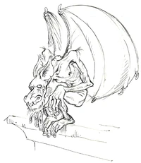 Uncledeadlysketchfirth.jpg (145 KB) Early, gargoyle-like Uncle Deadly sketch