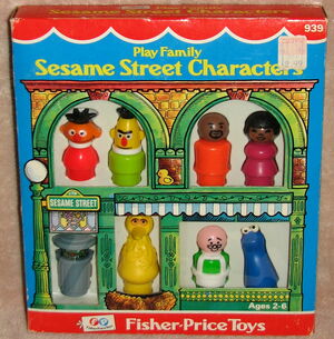 Fisher-price play family little people set sesame street characters 1