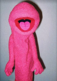 a blank Hot Pink Anything Muppet