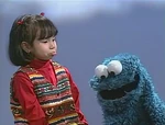 3474cookielexine.jpg (162 KB) Cookie Monster and Lexine: Happy/Sad Faces (holdover from season 25)