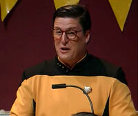 Muppets TonightThe emcee on the Star Trek cruise episode 211