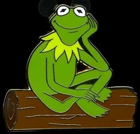 Jerry Leigh Muppet Series Kermit the Frog on a Log January 2012 Retail stores