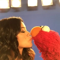 Gina Rodriguez & ElmoInstagram @hereisgina