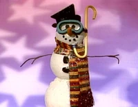 Snowman-beatthetime.jpg (46 KB) A snowman wearing a snorkelSesame Street "Beat the Time: Elmo"