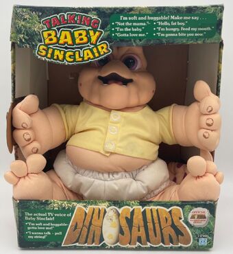 baby sinclair stuffed animal
