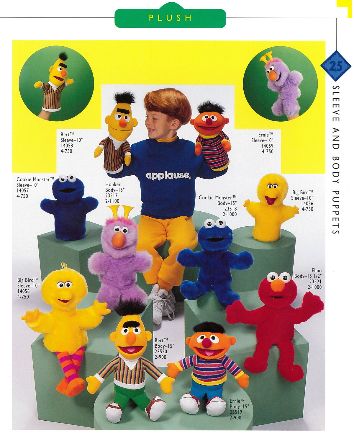 Sesame Street puppets (Applause) Muppet Wiki Fandom