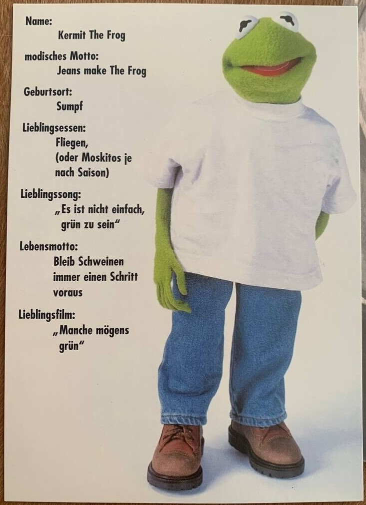Muppets Kermit The Frog - Unique Sublimation PNG Download