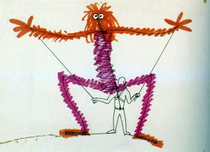 Concept art by Jim Henson