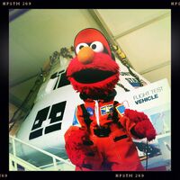 Elmo in his flight suit