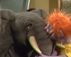 An Anything Muppet boy & Homer"Homer"