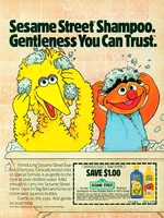Sesame Street Tearless Shampoo 1987