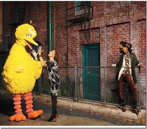 US Harper's Bazaar Big Bird and Diane