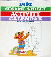 1982 Sesame Street Activity Calendar 1982