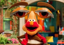 Elmo as a face in Sesame Street Episode 4610