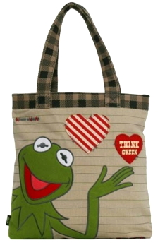 Talking Heads Kermit Parody Tote Bag