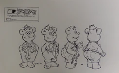 Model sheet for Fozzie