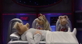 PigsInSpace-E1.jpg (263 KB) The crew of the Swinetrek in "Guess Who's Coming to Dinner."