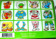 Inkadinkado 1996 muppet mix-up rubber stamps