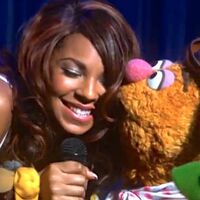 Ashanti (Dorothy Gale) & Fozzie BearThe Muppets' Wizard of Oz