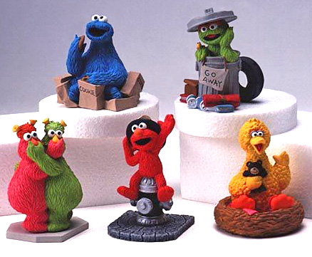 Sesame street figures deals