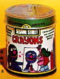 Crayons and sharpener 1978