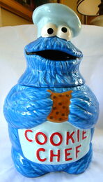 Cookie Monster as "Cookie Chef"