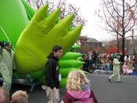 Kermit the Frog balloon at the 2008 6abc IKEA Thanksgiving Day Parade