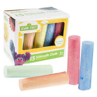 sidewalk chalk, 15-pack