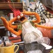 Commissary outfit and apron worn in the second season of Muppets Tonight.