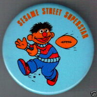 Sesame street superstar button ernie