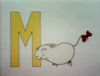 A mouse and the letter M (First: Episode 0438)