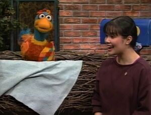 Lea Salonga and a duck