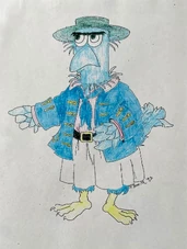 Conceptual art for Samuel Arrow's costume