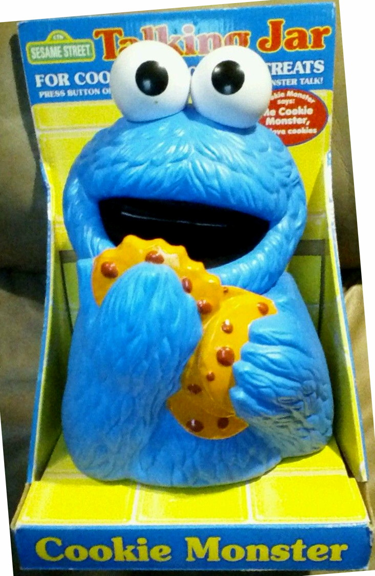 Talking cookie monster sale doll