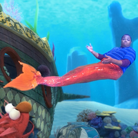 Chris as a merman in Episode 4632