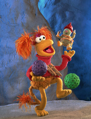 FraggleRock-DoozerBalancingRed