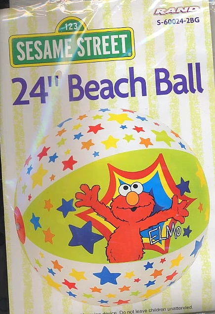 sesame street beach ball