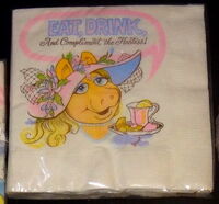 Hallmark 1981 piggy party supplies 1b