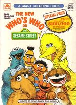 The New Who's Who on Sesame Street Joe Mathieu Western Publishing 1989