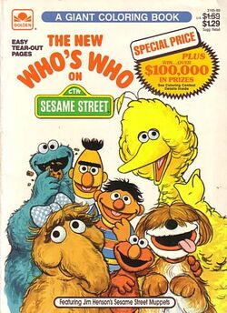 Sesame Street coloring books (Western Publishing)