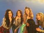 Fifth Harmony on the set